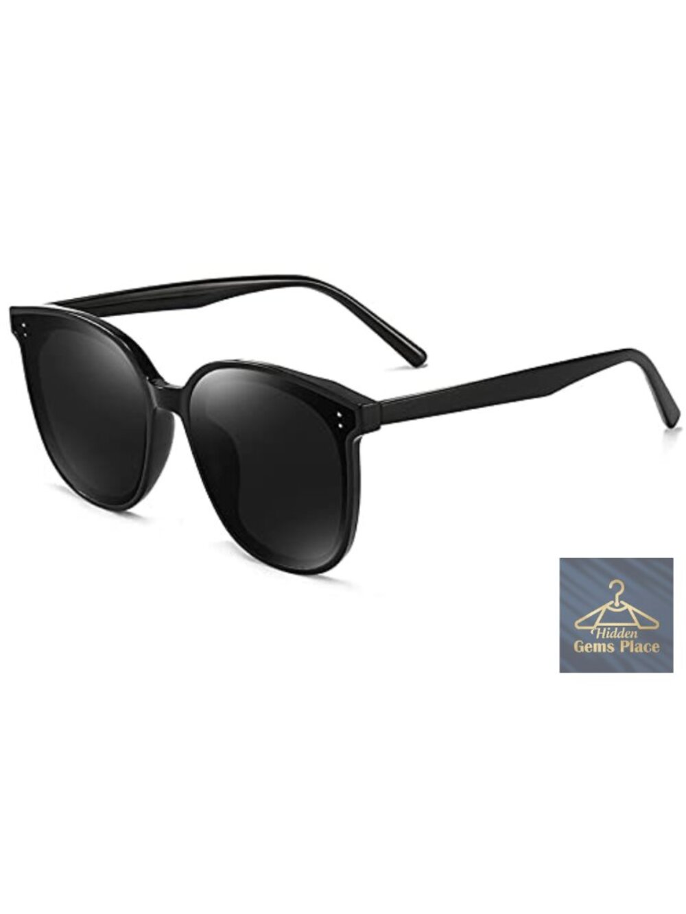 Polarized Oversized Square Sunglasses for Women Men UV Protection Cat Eye Shades